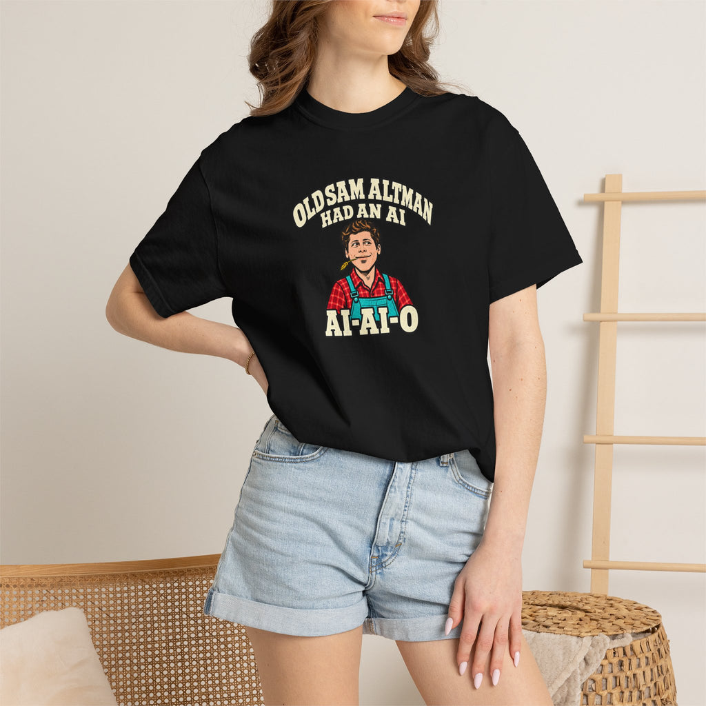 Old Sam Altman’s AI Farmyard T-Shirt