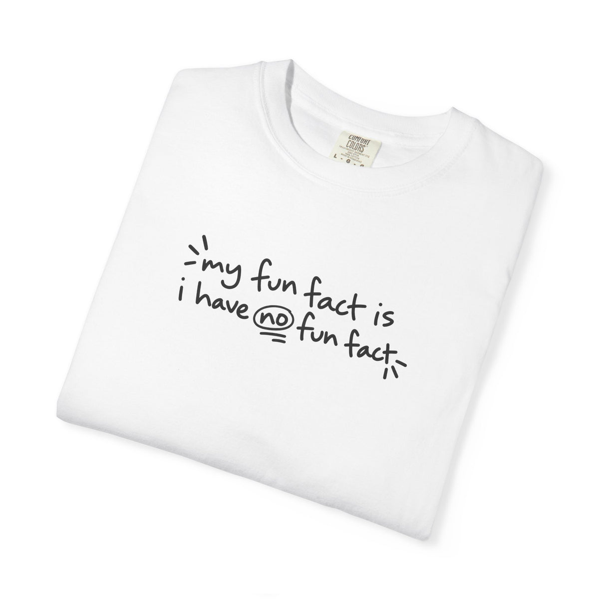 my fun fact is no fun fact shirt