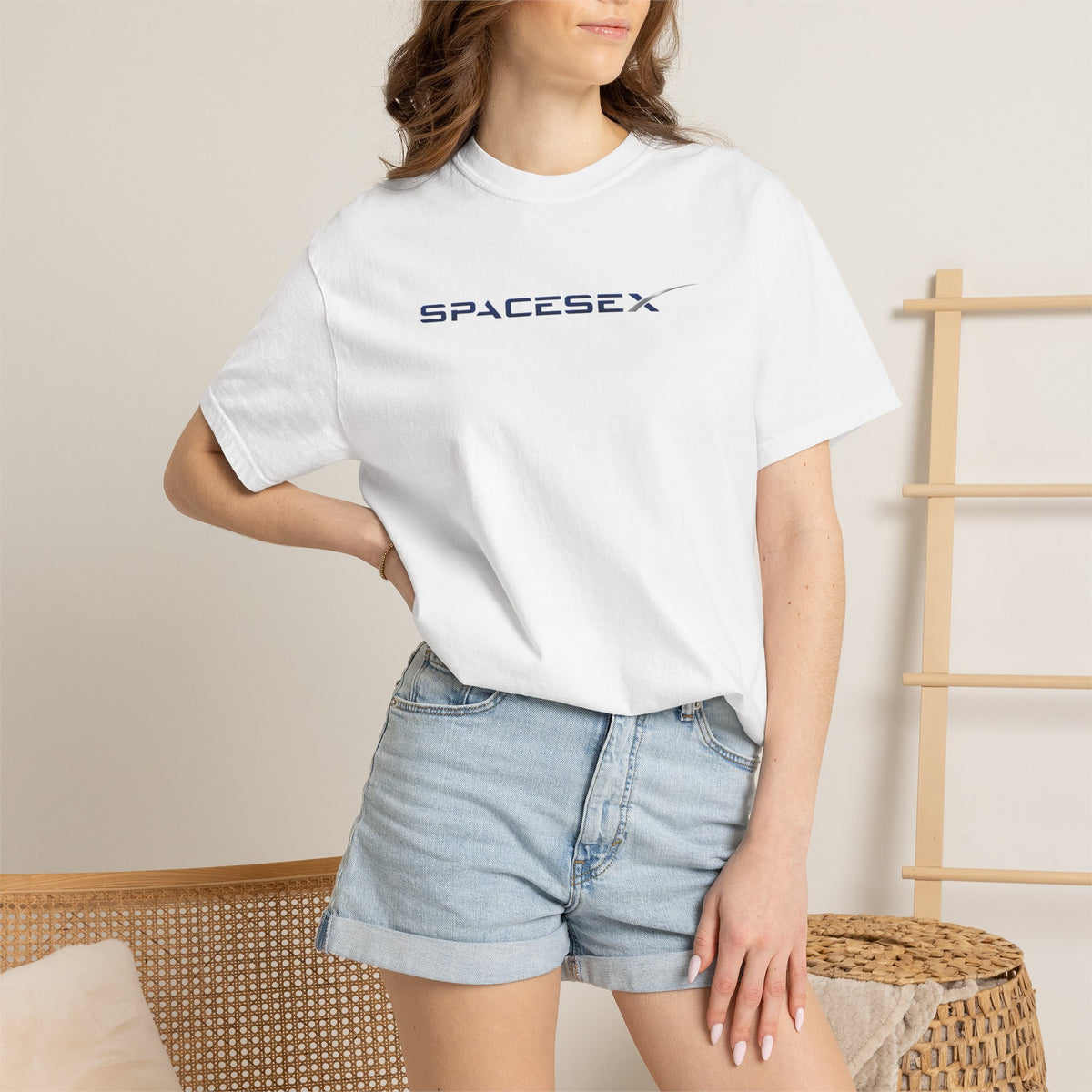 spacesex aerospace wordmark shirt
