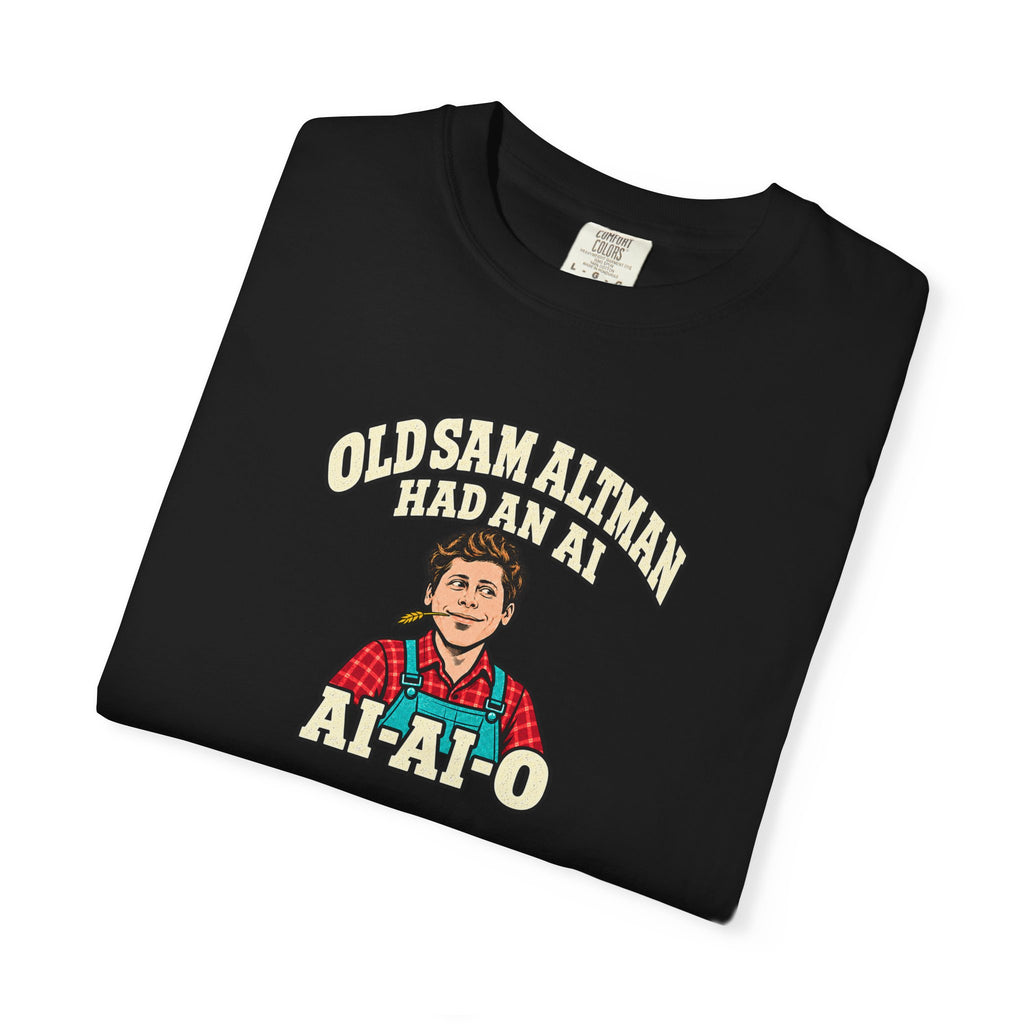 Old Sam Altman’s AI Farmyard T-Shirt