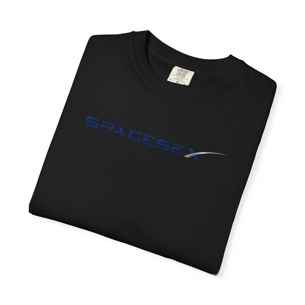 spacesex aerospace wordmark shirt