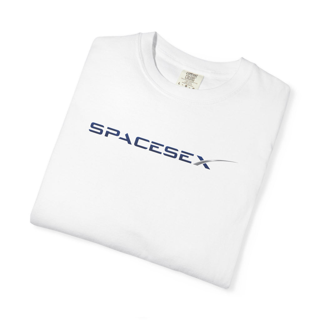 spacesex aerospace wordmark shirt