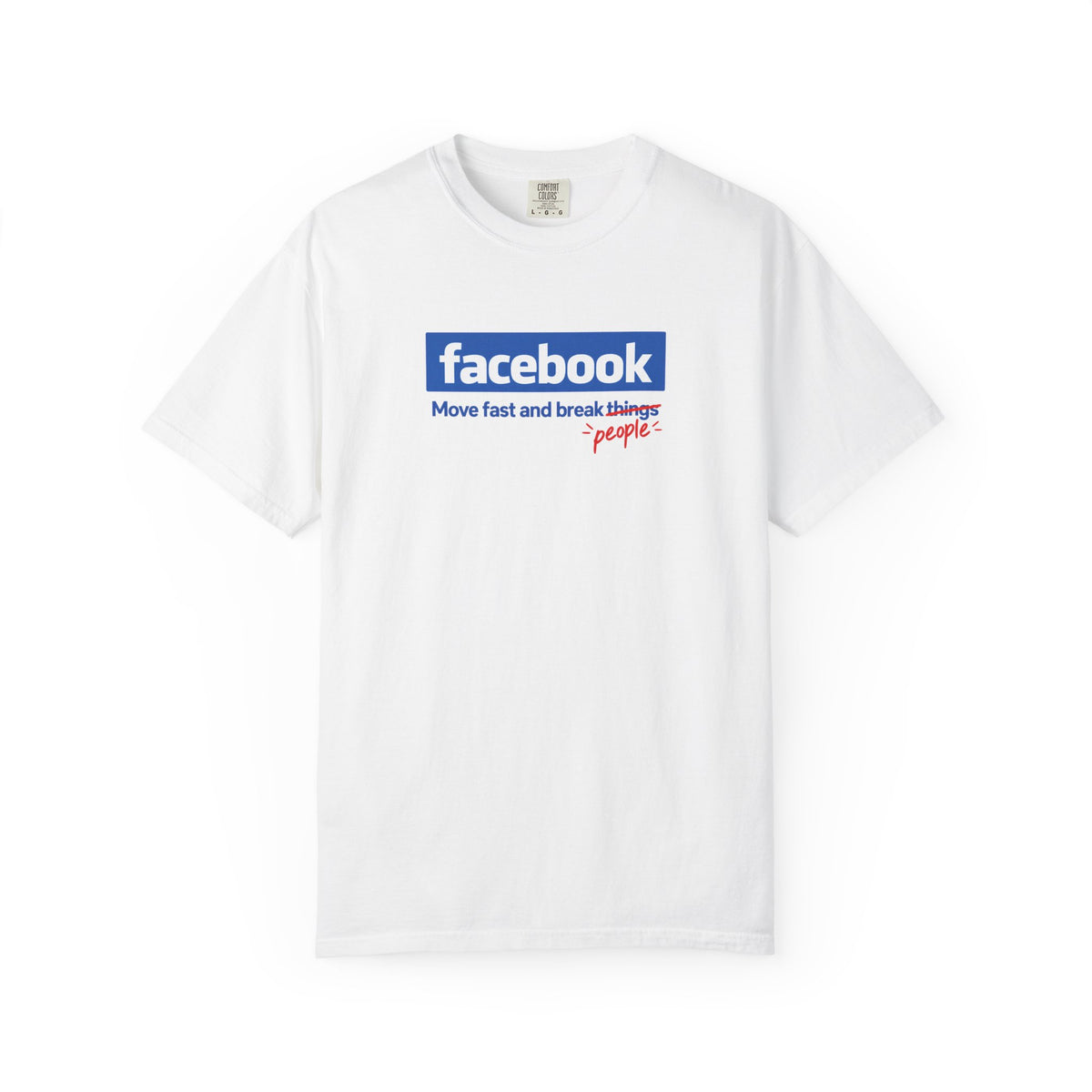 move fast, break people shirt