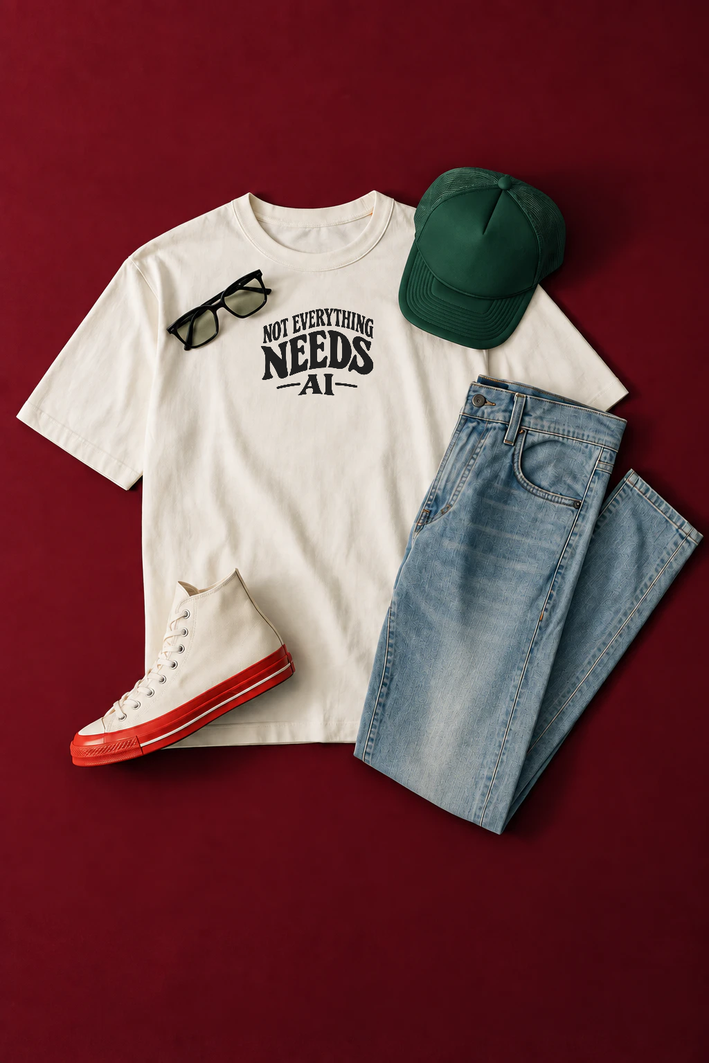 not everything needs ai statement shirt